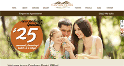 Desktop Screenshot of canyontrailsfamilydental.com